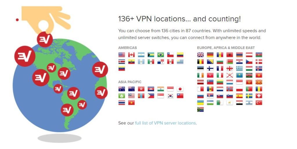 express-vpn-locations